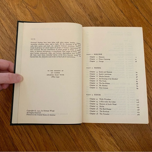 Vintage 50s Book Marjorie Morningstar by Herman Wouk 1955 First Edition - Picture 7 of 7